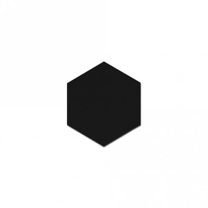 Hexatile Negro Mate (35 Pcs / Sqm) 17.5cm x 20cm Wall & Floor Tile