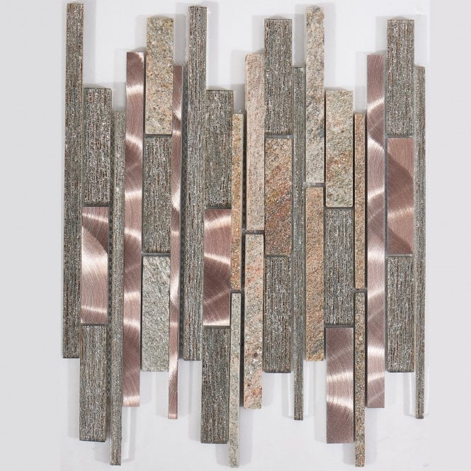 Himalaya Warm 30cm x 31cm Mosaic Tile