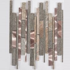 Himalaya Warm 30cm x 31cm Mosaic Tile