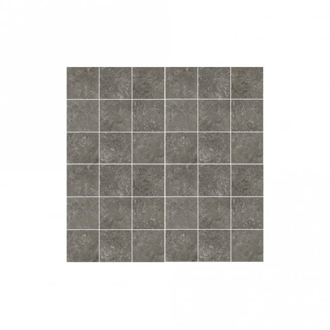 Huston Graphite Mosaic 29.8cm x 29.8cm Mosaic Tile
