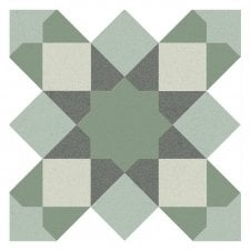 Hydra Green 20cm x 20cm Wall & Floor Tile