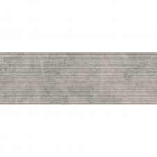 Amboise Grigio Decor (Grigio Ribbed) 30cm x 90cm Wall & Floor Tile