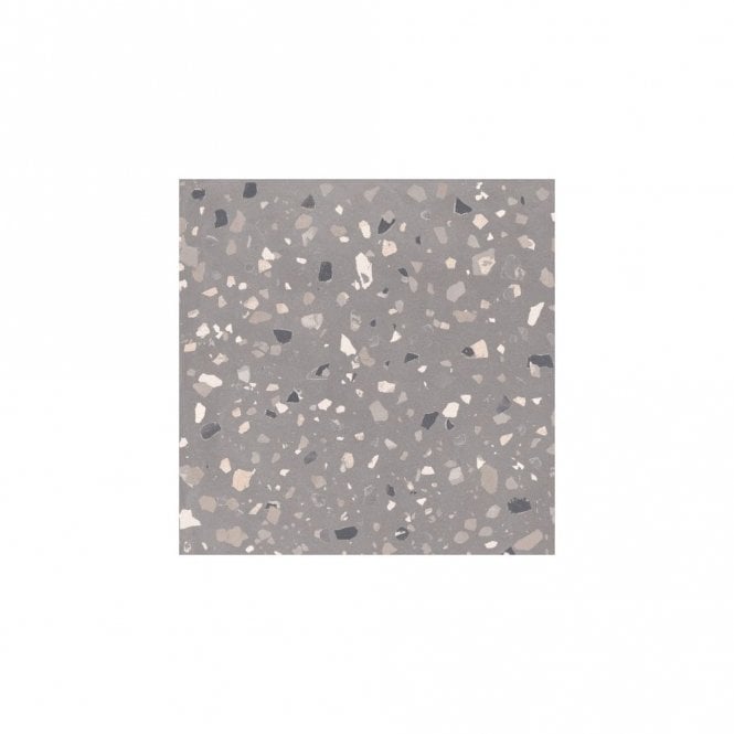 Italian Design DeConcrete Medium Grey 60cm x 60cm Wall & Floor Tile
