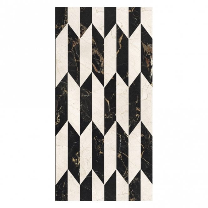 Italian Design Intarsi Warm Gala 60cm x 120cm Wall & Floor Tile