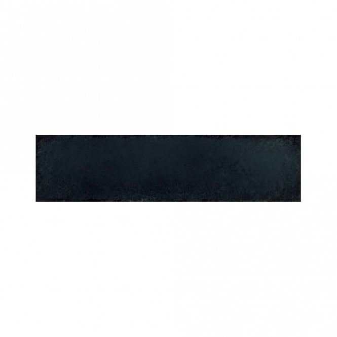 Italian Design Mtc Brk Black Lux 6cm x 24cm Wall Tile