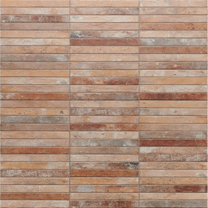 Italian Design Nolito Multicolour Brick Matt 4.8cm x 45cm Wall & Floor Tile
