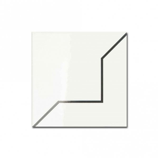 Kenzo Decor Cross Black 15cm x 15cm Wall Tile