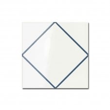 Kenzo Decor Diamond Blue 15cm x 15cm Wall Tile