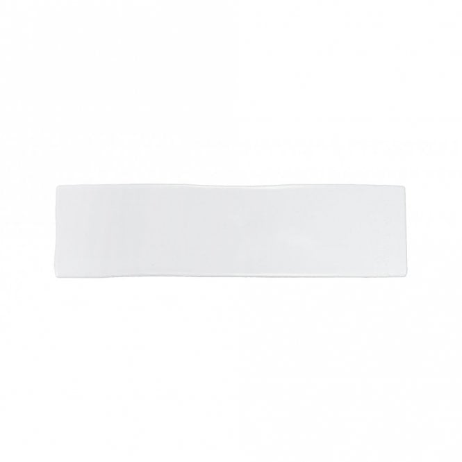 Kezma Metro Flat Matt White 7.5cm x 30cm Wall and Floor Tile