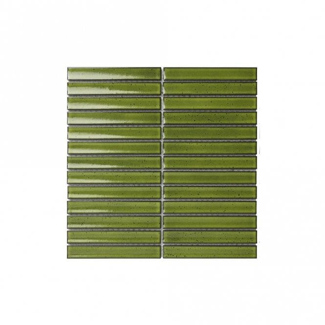 Kit Kat Fairytale Green Apple (2cm x 14.5cm) 29.6cm x 29.9cm Mosaic Tile
