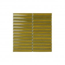 Kit Kat Fairytale Laguna Yellow (2cm x 14.5cm) 29.6cm x 29.9cm Mosaic Tile