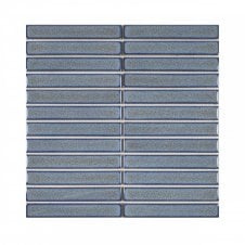 Kit Kat Plain Bluish Grey (2.2cm x 14.5m) 29.6cm x 30cm Mosaic Tile