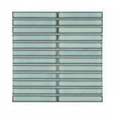 Kit Kat Plain Mint Green (2.2cm x 14.5m) 29.6cm x 30cm Mosaic Tile