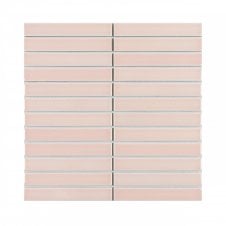 Kit Kat Plain Pink (2.2cm x 14.5m) 29.6cm x 30cm Mosaic Tile