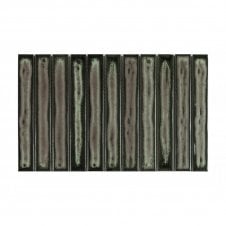 Kit Kat Shadow Green 20.2cm x 32.9cm (2.7cm x 20cm) Mosaic Tile