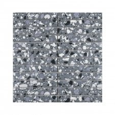 Kit Kat Terrazzo Smoke (2.2cm x 14.5m) 29.6cm x 30cm Mosaic Tile