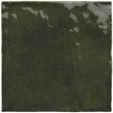 La Riviera Botanical Green 13.2cm x 13.2cm Wall Tile