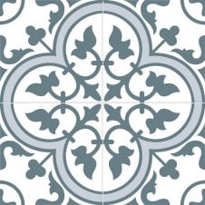 Ledbury Marina Blue Pre-Cut 45cm x 45cm Wall & Floor Tile