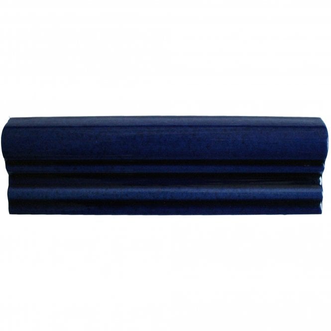 M.Italiana Blue 5cm x 15cm Border Tile