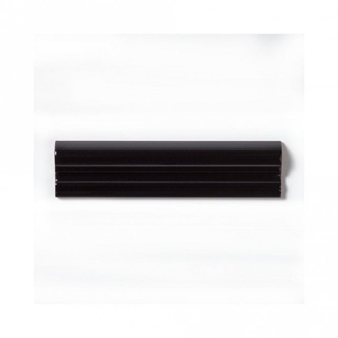 M.Italiana Negro 5cm x 20cm Wall Tile