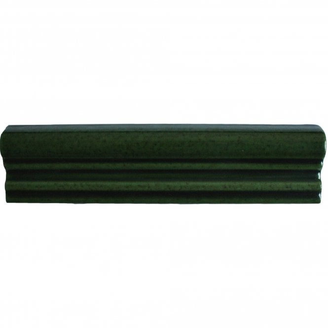 M.Italiana Verde Crystal 5cm x 20cm Border Tile