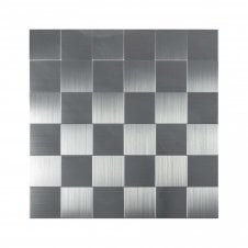 Malla Steel (5cm x 5cm) 30cm x 30cm Peel & Stick Mosaic Tile