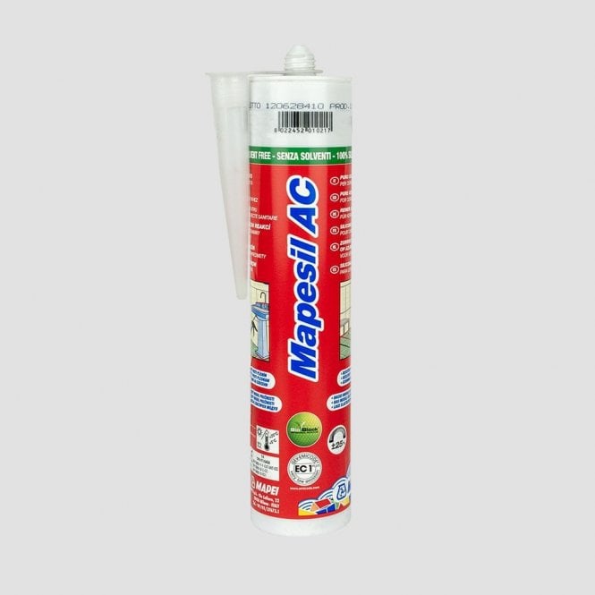 Mapei AC 111 Mapesil Silicone Sealant Silver Grey 310ml BOX