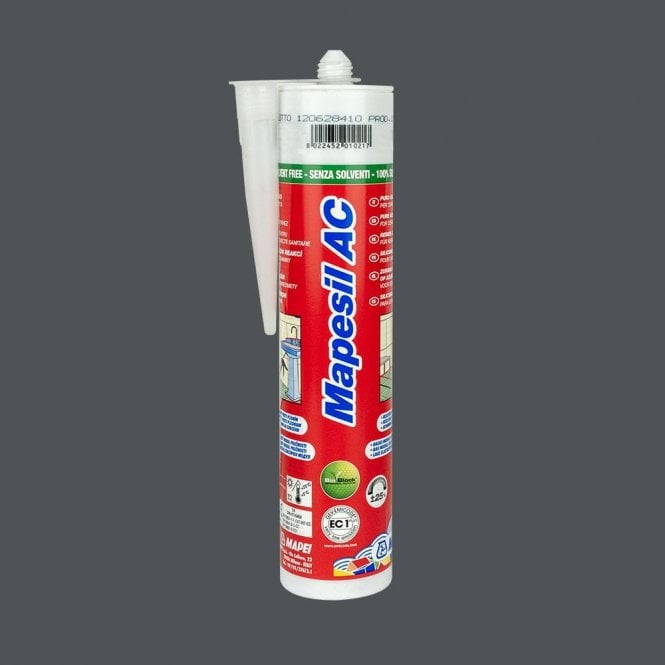 Mapei AC 114 Mapesil Silicone Sealant Antracite 310ml