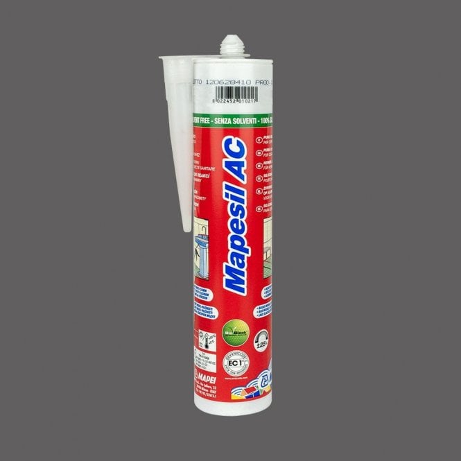 Mapei AC 119 Mapesil Silicone Sealant London Grey 310ml