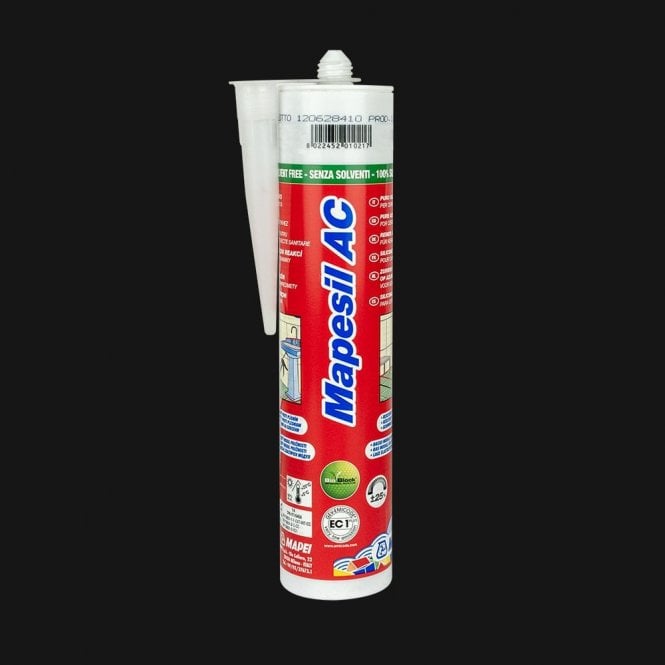 Mapei AC 120 Mapesil Silicone Sealant Black 310ml