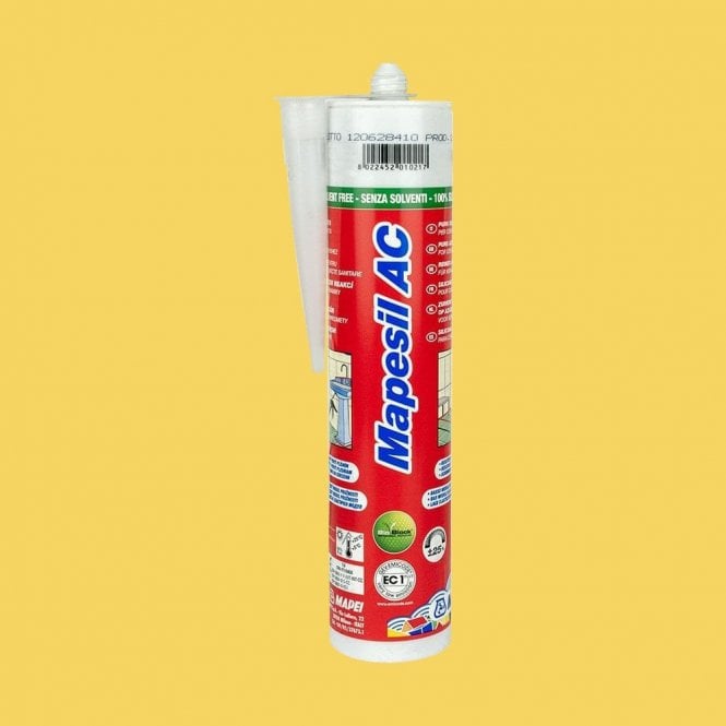 Mapei Mapesil AC 150 Silicone Sealant Yellow 310ml