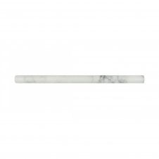Marble Arabescato Goya Pencil Honed 2cm x 30.5cm Border Tile