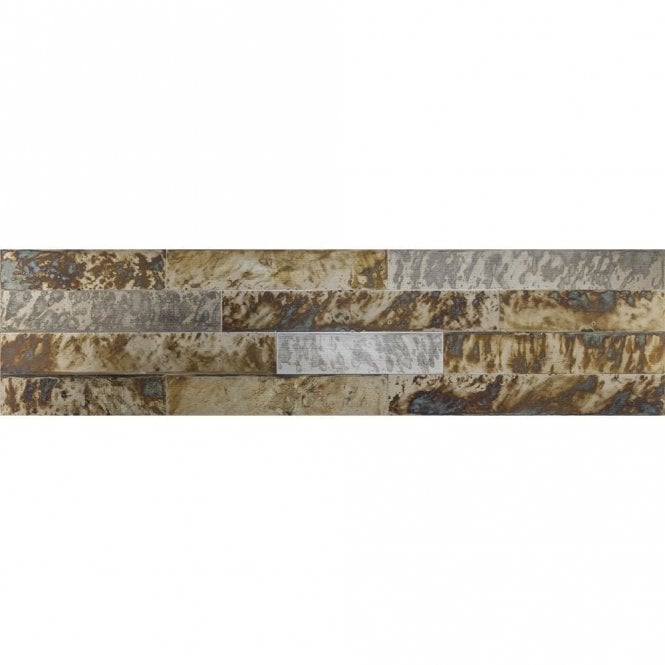 Metal Panel Tungsten Grey 15cm x 60cm Peel&Stick Tile