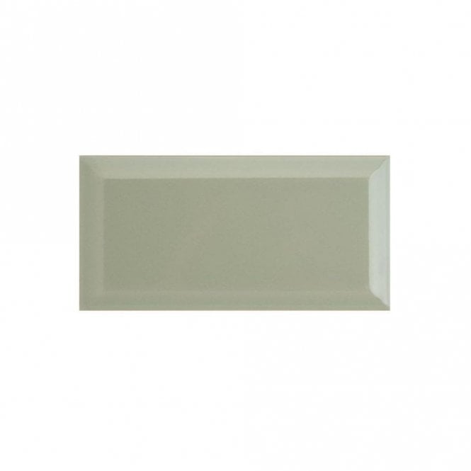 Metro Brick Gloss Sage Green 10cm x 20cm Wall Tile