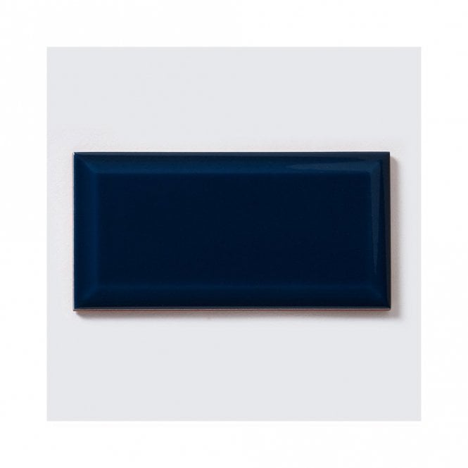 Metro Cobalto Bevel Gloss 10cm x 20cm Wall Tile
