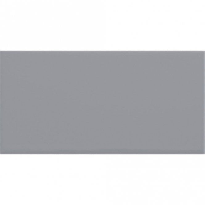 Metro Dark Grey Flat Gloss 10cm x 20cm Wall Tile