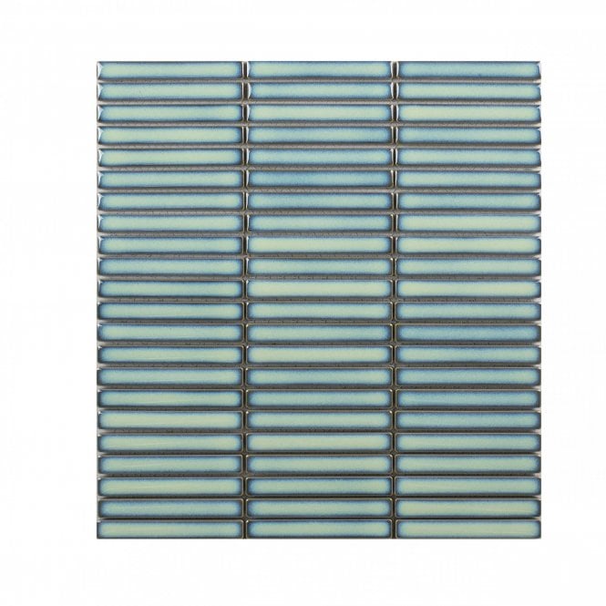 Mini Kit Kat Plain Mint Green (1.2cm x 9.2cm) 28.2cm x 30.8m Mosaic Tile