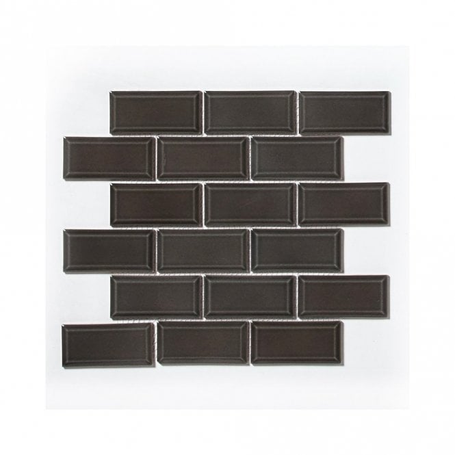Mini Metro Grey (4.5cm x 9.5cm) 29.1cm x 29.55cm Mosaic Tile