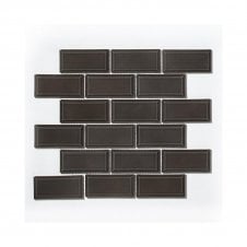 Mini Metro Grey (4.5cm x 9.5cm) 29.1cm x 29.55cm Mosaic Tile