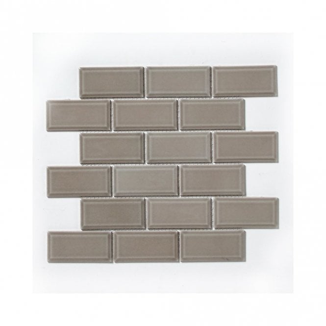Mini Metro Oatmeal (4.5cm x 9.5cm) 29.1cm x 29.55cm Mosaic Tile