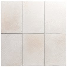 Miyako Chalk White 10cm x 15cm Wall and Floor Tile