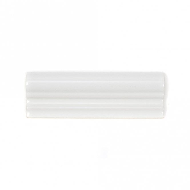Mol.Italiana Ckl White 5cm x 15cm (Cotton White) Border Tile
