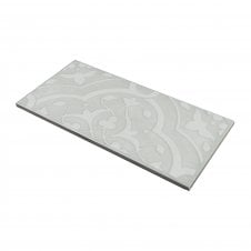 Morris Dec. Orchid Neo Mint 12.5cm x 25cm Wall Tile