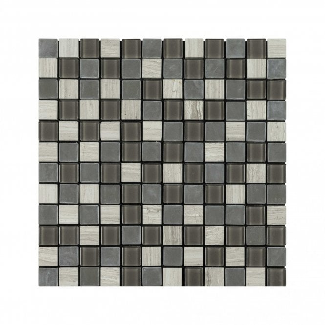 Mos. Elegance Brown (2.3cm x 2.3cm) 30cm x 30cm Peel & Stick Mosaic Tile