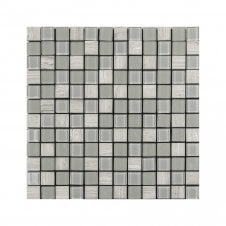 Mos. Elegance Grey (2.3cm x 2.3cm) 30cm x 30cm Peel & Stick Mosaic Tile