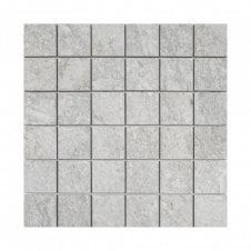 Mosaic Quartz Stone White Matt 30cm x 30cm Mosaic Tile