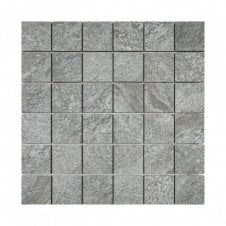 Mosaic Stone Quartz Grey Matt 30cm x 30cm Mosaic Tile