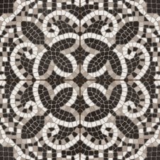 Mosaica Athens Grey Pre-Cut 45cm x 45cm Wall and Floor Tile