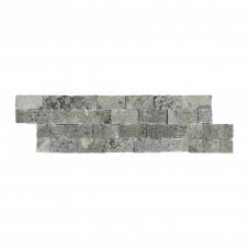 NativeStone Silver Travertine Splitface 10cm x 36cm Wall Tile