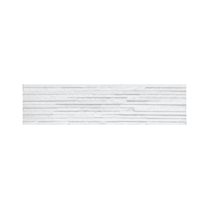 Natural Panel Snow White Waterfall 15cm x 60cm Wall Tile